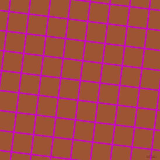 83/173 degree angle diagonal checkered chequered lines, 5 pixel line width, 63 pixel square size, Deep Magenta and Piper plaid checkered seamless tileable