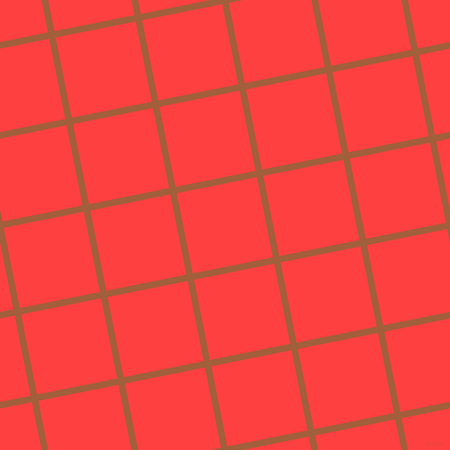 11/101 degree angle diagonal checkered chequered lines, 13 pixel lines width, 165 pixel square size, Desert and Coral Red plaid checkered seamless tileable