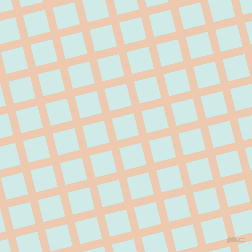 14/104 degree angle diagonal checkered chequered lines, 16 pixel line width, 45 pixel square size, Desert Sand and Foam plaid checkered seamless tileable