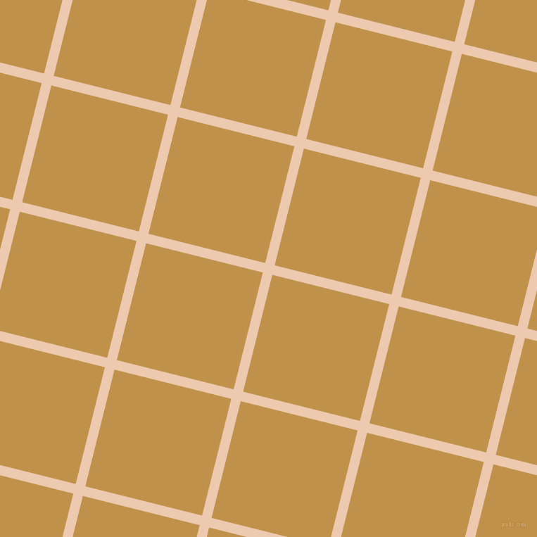 76/166 degree angle diagonal checkered chequered lines, 14 pixel line width, 171 pixel square size, Desert Sand and Tussock plaid checkered seamless tileable
