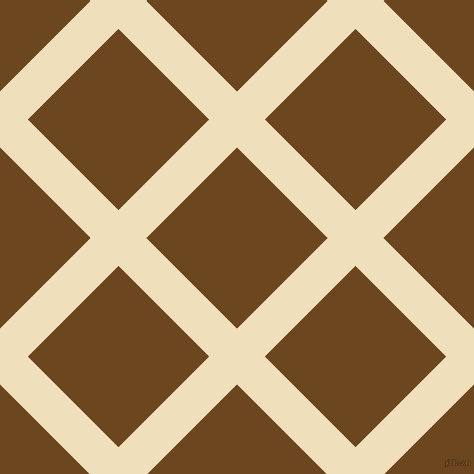 45/135 degree angle diagonal checkered chequered lines, 56 pixel line width, 182 pixel square size, Dutch White and Antique Brass plaid checkered seamless tileable
