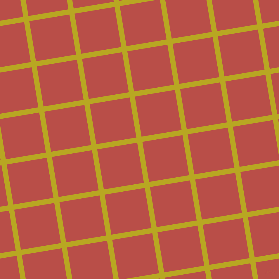 9/99 degree angle diagonal checkered chequered lines, 18 pixel line width, 139 pixel square size, Earls Green and Chestnut plaid checkered seamless tileable