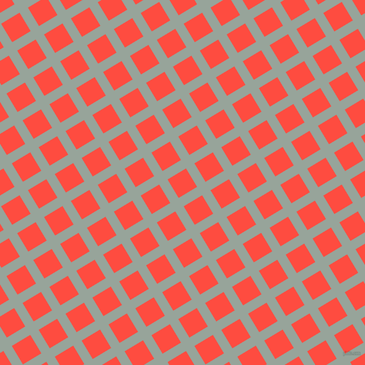 31/121 degree angle diagonal checkered chequered lines, 20 pixel lines width, 44 pixel square size, Edward and Sunset Orange plaid checkered seamless tileable