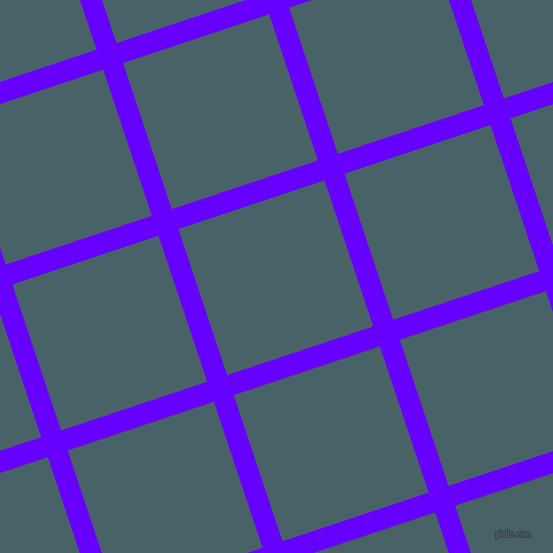 18/108 degree angle diagonal checkered chequered lines, 21 pixel line width, 154 pixel square size, Electric Indigo and Smalt Blue plaid checkered seamless tileable