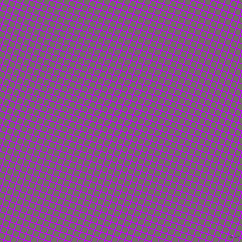 72/162 degree angle diagonal checkered chequered lines, 3 pixel line width, 18 pixel square size, Electric Purple and Flint plaid checkered seamless tileable