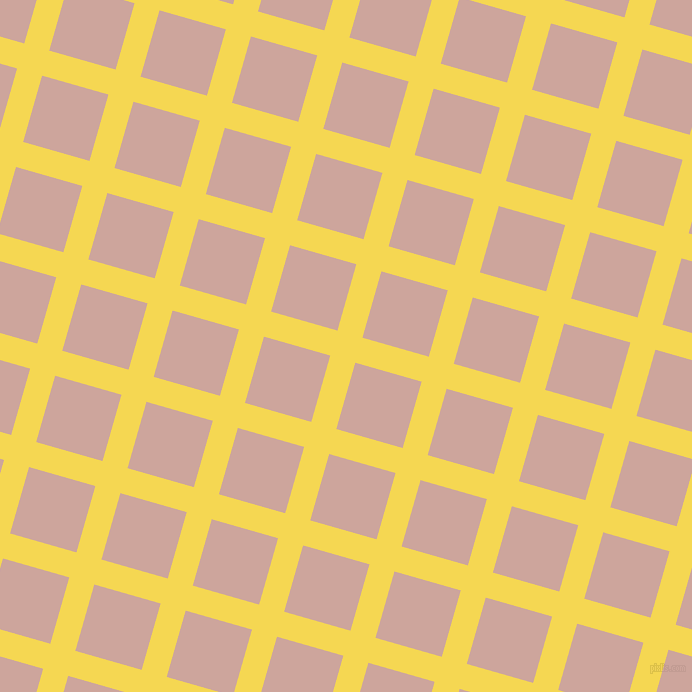 74/164 degree angle diagonal checkered chequered lines, 26 pixel lines width, 69 pixel square size, Energy Yellow and Eunry plaid checkered seamless tileable