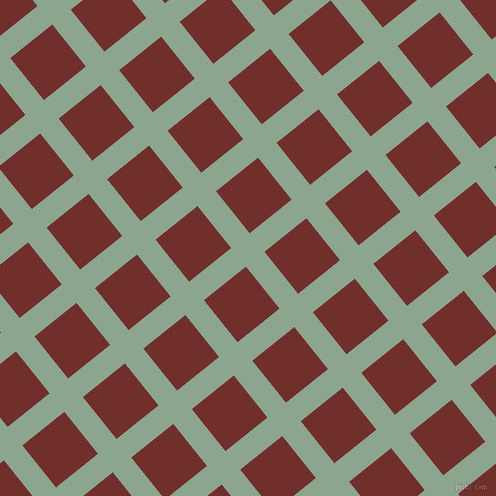 39/129 degree angle diagonal checkered chequered lines, 26 pixel lines width, 59 pixel square size, Envy and Auburn plaid checkered seamless tileable