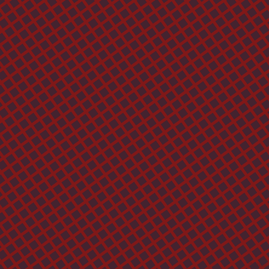 36/126 degree angle diagonal checkered chequered lines, 6 pixel lines width, 15 pixel square size, Falu Red and Castro plaid checkered seamless tileable