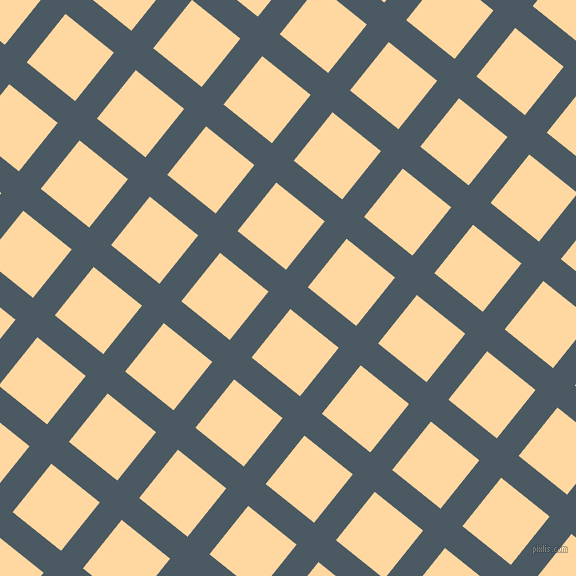 51/141 degree angle diagonal checkered chequered lines, 28 pixel lines width, 62 pixel square size, Fiord and Frangipani plaid checkered seamless tileable
