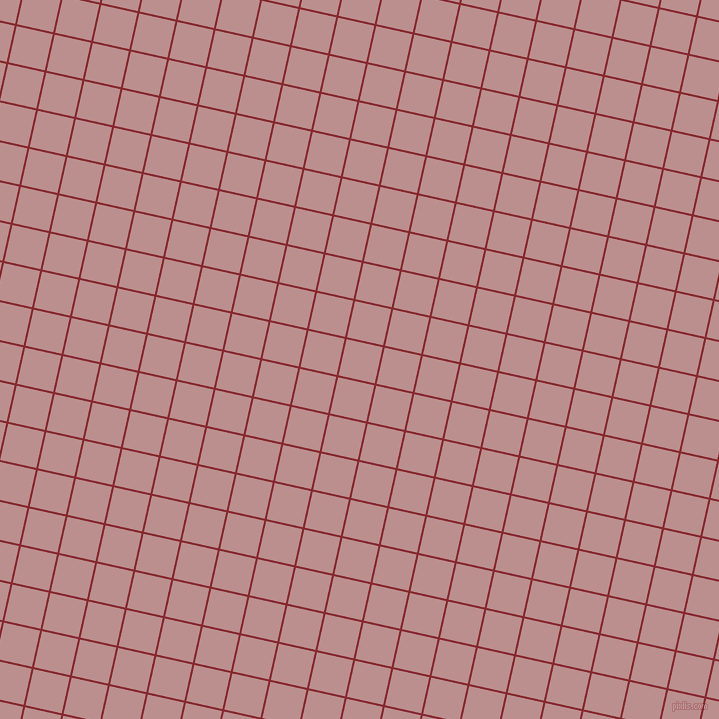 77/167 degree angle diagonal checkered chequered lines, 2 pixel line width, 37 pixel square size, Flame Red and Rosy Brown plaid checkered seamless tileable