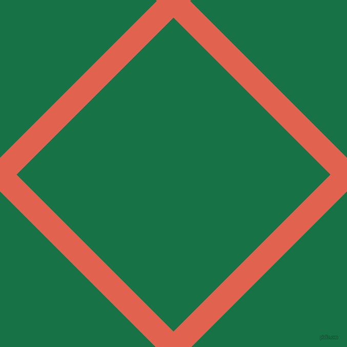 45/135 degree angle diagonal checkered chequered lines, 46 pixel line width, 433 pixel square size, Flamingo and Dark Spring Green plaid checkered seamless tileable