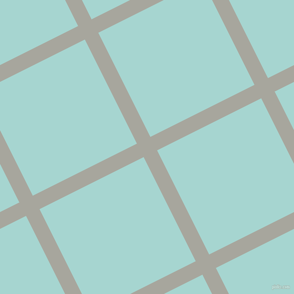 27/117 degree angle diagonal checkered chequered lines, 30 pixel line width, 232 pixel square size, Foggy Grey and Sinbad plaid checkered seamless tileable