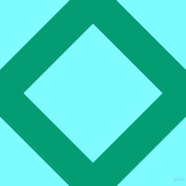 45/135 degree angle diagonal checkered chequered lines, 109 pixel lines width, 325 pixel square size, Free Speech Aquamarine and Electric Blue plaid checkered seamless tileable