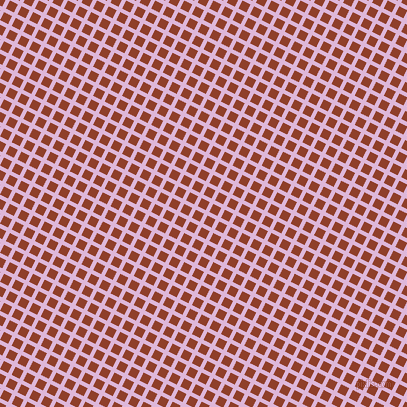 63/153 degree angle diagonal checkered chequered lines, 4 pixel lines width, 9 pixel square size, French Lilac and Fire plaid checkered seamless tileable