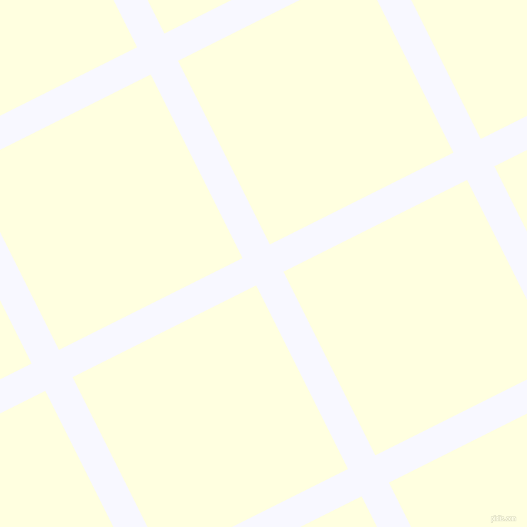 27/117 degree angle diagonal checkered chequered lines, 43 pixel line width, 289 pixel square sizeGhost White and Light Yellow plaid checkered seamless tileable