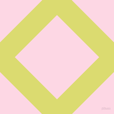 45/135 degree angle diagonal checkered chequered lines, 84 pixel line width, 239 pixel square size, Goldenrod and Pig Pink plaid checkered seamless tileable