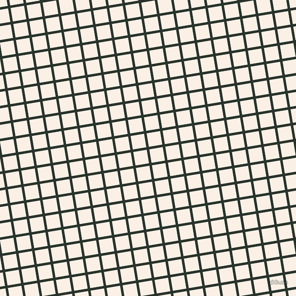 9/99 degree angle diagonal checkered chequered lines, 5 pixel lines width, 27 pixel square size, Gordons Green and Linen plaid checkered seamless tileable