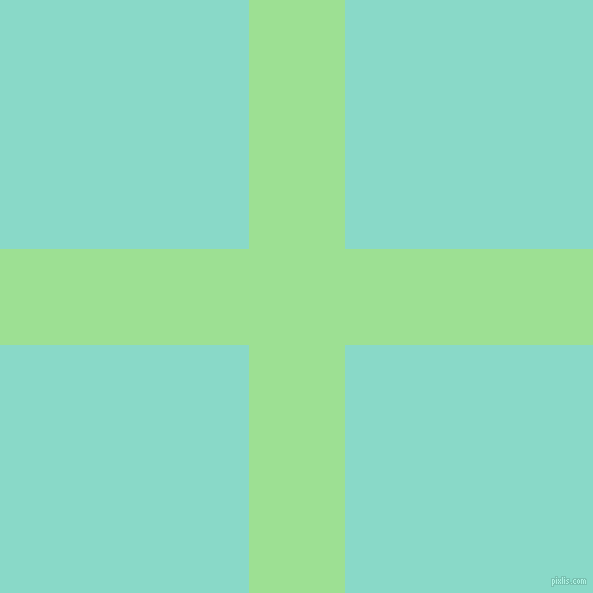 checkered chequered horizontal vertical lines, 96 pixel lines width, 497 pixel square size, Granny Smith Apple and Riptide plaid checkered seamless tileable