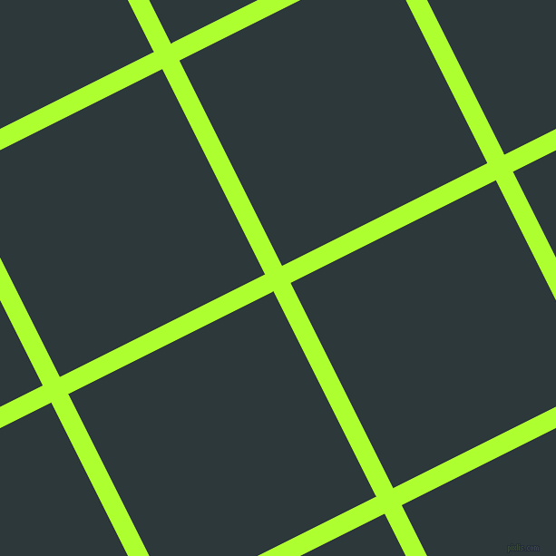 27/117 degree angle diagonal checkered chequered lines, 21 pixel line width, 253 pixel square size, Green Yellow and Outer Space plaid checkered seamless tileable