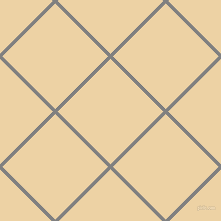 45/135 degree angle diagonal checkered chequered lines, 7 pixel lines width, 149 pixel square size, Grey and Dairy Cream plaid checkered seamless tileable
