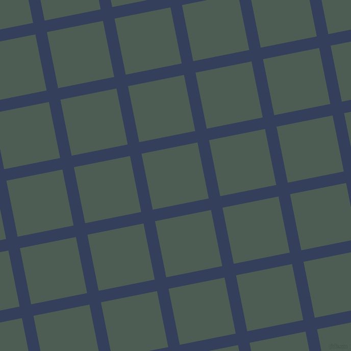 11/101 degree angle diagonal checkered chequered lines, 23 pixel line width, 112 pixel square size, Gulf Blue and Feldgrau plaid checkered seamless tileable