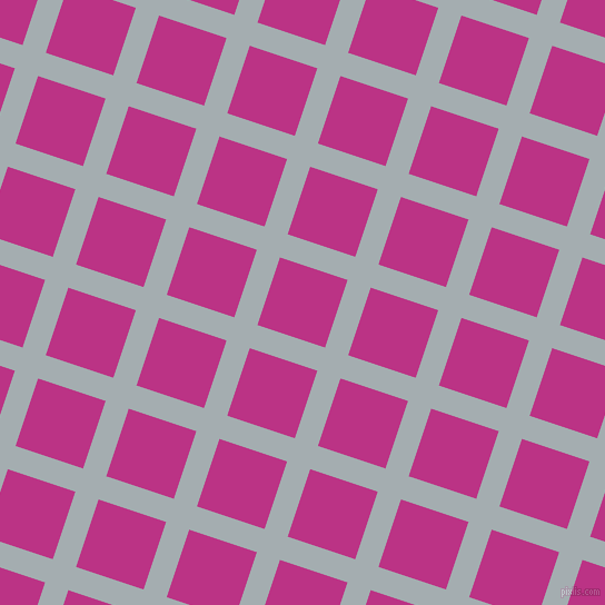 72/162 degree angle diagonal checkered chequered lines, 22 pixel lines width, 64 pixel square size, Gull Grey and Red Violet plaid checkered seamless tileable