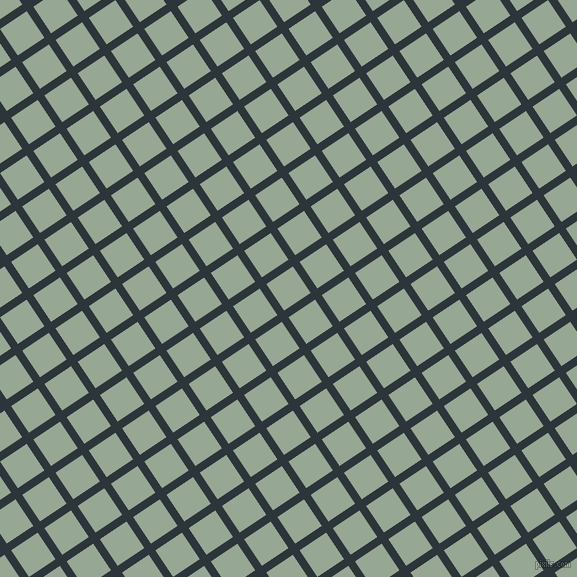 34/124 degree angle diagonal checkered chequered lines, 8 pixel line width, 32 pixel square size, Gunmetal and Mantle plaid checkered seamless tileable