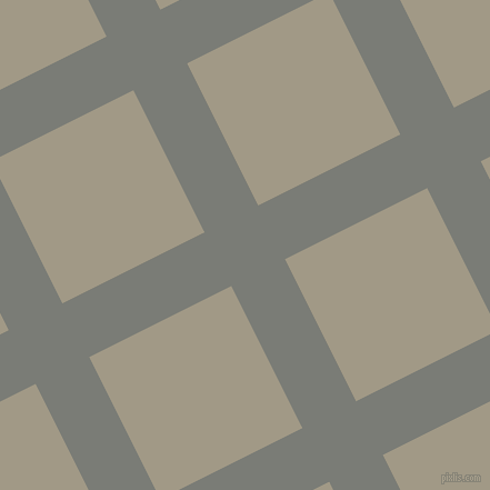 27/117 degree angle diagonal checkered chequered lines, 54 pixel line width, 143 pixel square size, Gunsmoke and Nomad plaid checkered seamless tileable