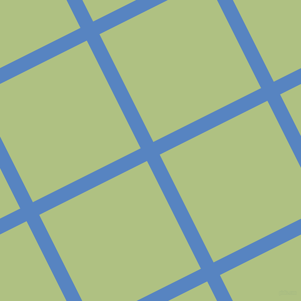 27/117 degree angle diagonal checkered chequered lines, 29 pixel lines width, 247 pixel square size, Havelock Blue and Caper plaid checkered seamless tileable