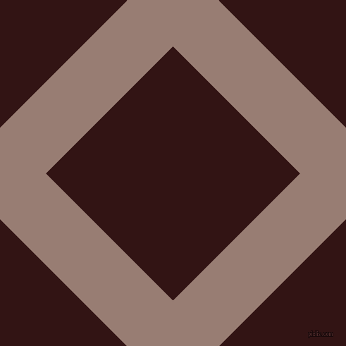 45/135 degree angle diagonal checkered chequered lines, 92 pixel lines width, 255 pixel square size, Hemp and Seal Brown plaid checkered seamless tileable