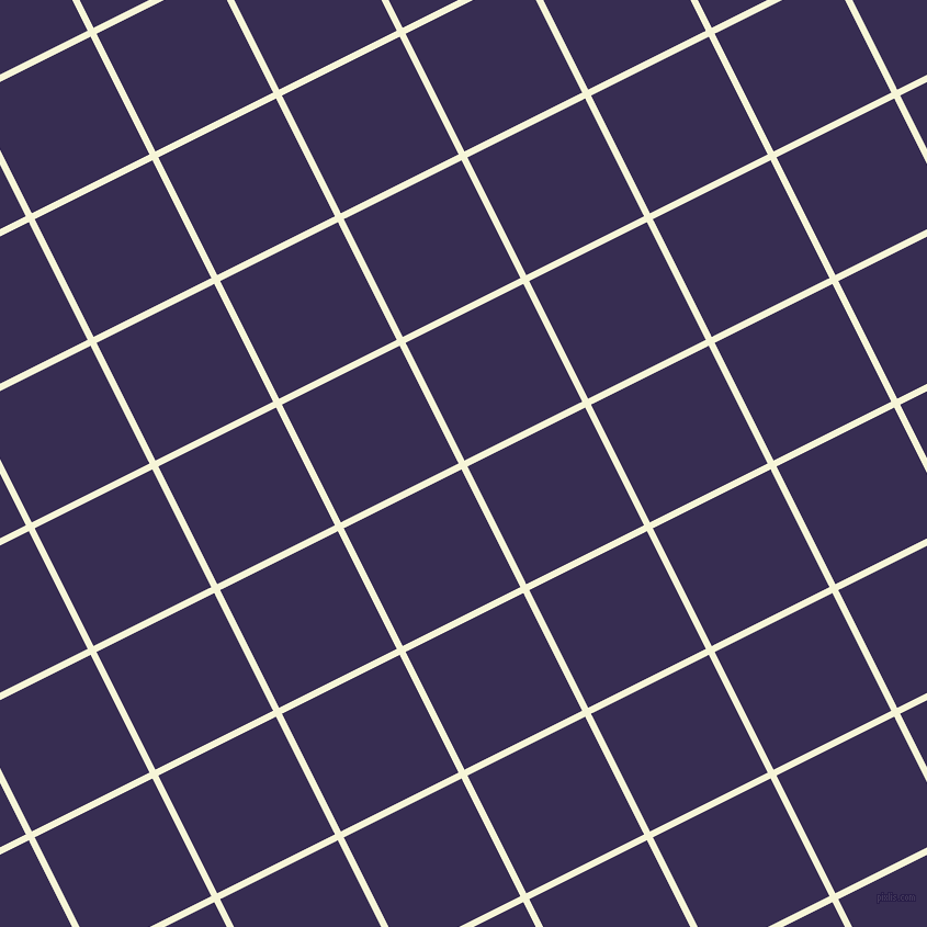 27/117 degree angle diagonal checkered chequered lines, 6 pixel line width, 120 pixel square size, Hint Of Yellow and Cherry Pie plaid checkered seamless tileable