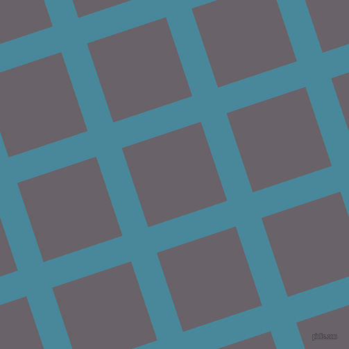 18/108 degree angle diagonal checkered chequered lines, 39 pixel lines width, 120 pixel square size, Hippie Blue and Salt Box plaid checkered seamless tileable