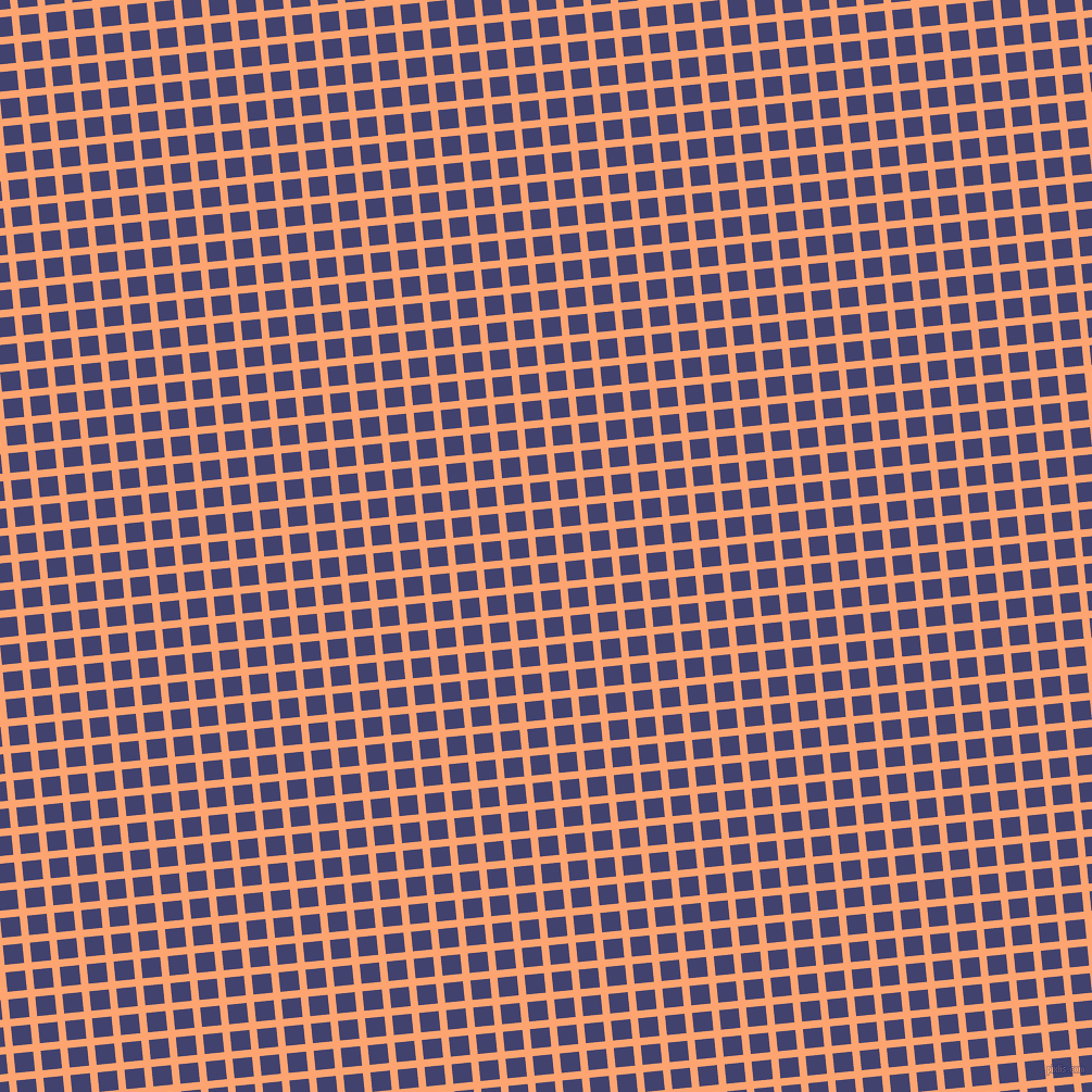 6/96 degree angle diagonal checkered chequered lines, 7 pixel lines width, 18 pixel square size, Hit Pink and Corn Flower Blue plaid checkered seamless tileable