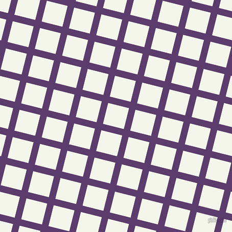 76/166 degree angle diagonal checkered chequered lines, 13 pixel line width, 42 pixel square size, Honey Flower and Twilight Blue plaid checkered seamless tileable