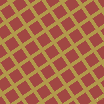 34/124 degree angle diagonal checkered chequered lines, 15 pixel lines width, 46 pixel square size, Husk and Roof Terracotta plaid checkered seamless tileable