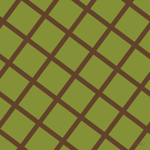 53/143 degree angle diagonal checkered chequered lines, 15 pixel line width, 81 pixel square size, Irish Coffee and Wasabi plaid checkered seamless tileable