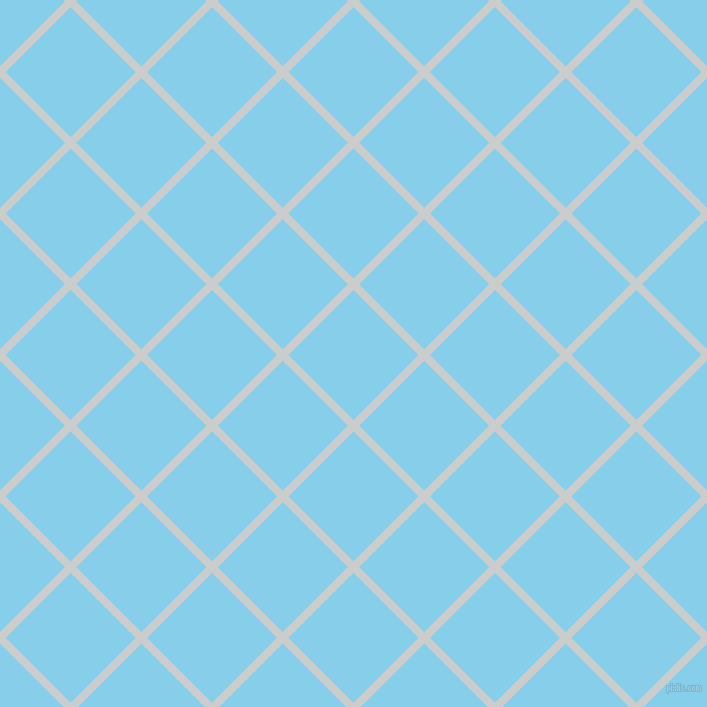 45/135 degree angle diagonal checkered chequered lines, 8 pixel line width, 92 pixel square size, Iron and Sky Blue plaid checkered seamless tileable