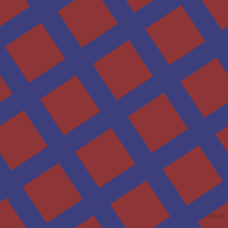 34/124 degree angle diagonal checkered chequered lines, 39 pixel line width, 86 pixel square size, Jacksons Purple and Well Read plaid checkered seamless tileable