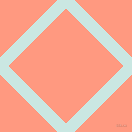 45/135 degree angle diagonal checkered chequered lines, 39 pixel line width, 262 pixel square size, Jagged Ice and Vivid Tangerine plaid checkered seamless tileable