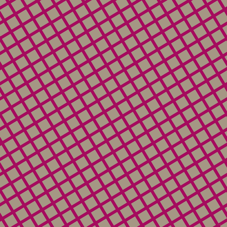 31/121 degree angle diagonal checkered chequered lines, 10 pixel line width, 33 pixel square size, Jazzberry Jam and Malta plaid checkered seamless tileable