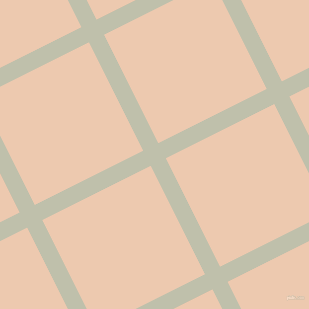 27/117 degree angle diagonal checkered chequered lines, 34 pixel lines width, 244 pixel square size, Kidnapper and Desert Sand plaid checkered seamless tileable
