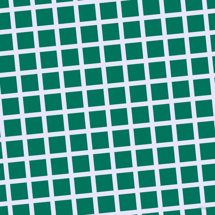 6/96 degree angle diagonal checkered chequered lines, 16 pixel line width, 58 pixel square size, Lavender and Tropical Rain Forest plaid checkered seamless tileable