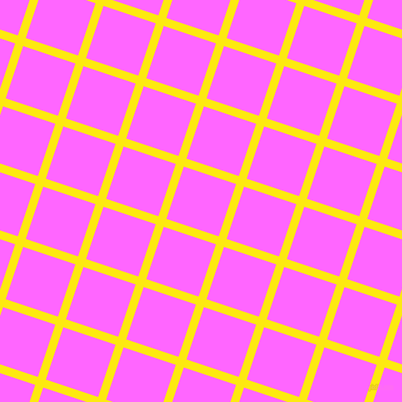 72/162 degree angle diagonal checkered chequered lines, 12 pixel lines width, 79 pixel square size, Lemon and Pink Flamingo plaid checkered seamless tileable