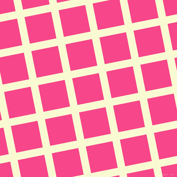 11/101 degree angle diagonal checkered chequered lines, 25 pixel lines width, 89 pixel square size, Light Goldenrod Yellow and Violet Red plaid checkered seamless tileable