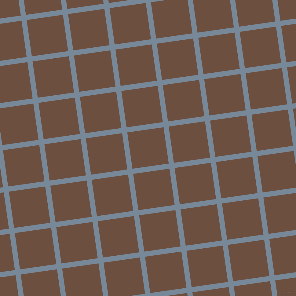 8/98 degree angle diagonal checkered chequered lines, 17 pixel lines width, 120 pixel square size, Light Slate Grey and Spice plaid checkered seamless tileable