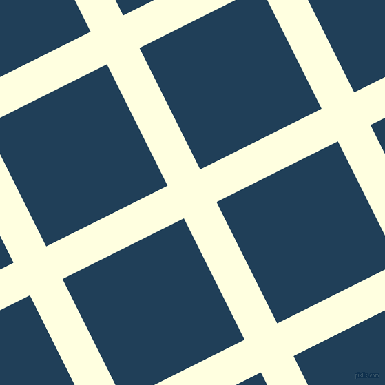 27/117 degree angle diagonal checkered chequered lines, 53 pixel lines width, 197 pixel square size, Light Yellow and Regal Blue plaid checkered seamless tileable