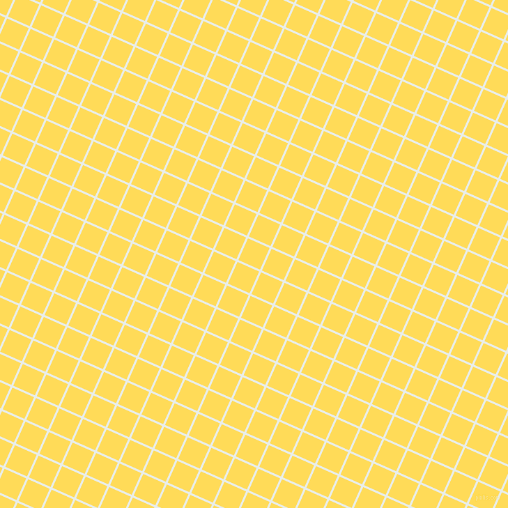 66/156 degree angle diagonal checkered chequered lines, 3 pixel line width, 34 pixel square size, Lily White and Mustard plaid checkered seamless tileable