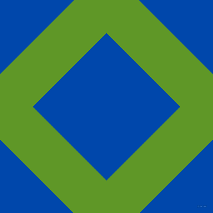 45/135 degree angle diagonal checkered chequered lines, 159 pixel lines width, 359 pixel square size, Limeade and Cobalt plaid checkered seamless tileable