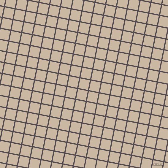 79/169 degree angle diagonal checkered chequered lines, 4 pixel line width, 33 pixel square size, Liver and Grain Brown plaid checkered seamless tileable