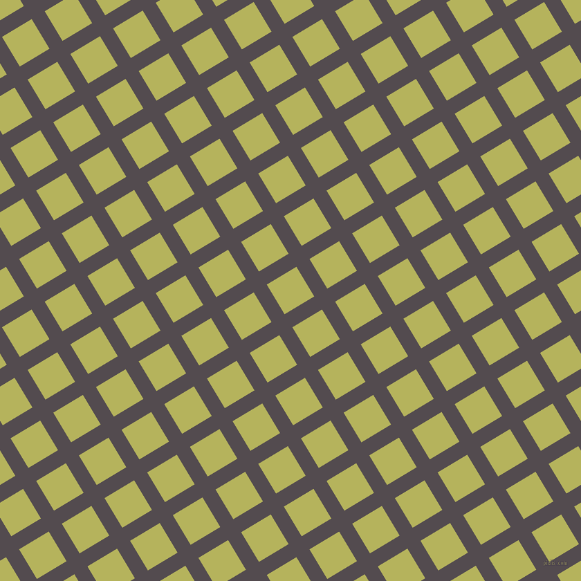 31/121 degree angle diagonal checkered chequered lines, 22 pixel lines width, 50 pixel square size, Liver and Olive Green plaid checkered seamless tileable